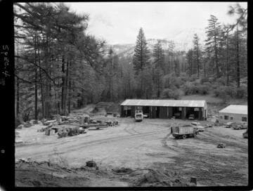 Big Creek - Mammoth Pool - General view of Maintenance Shop