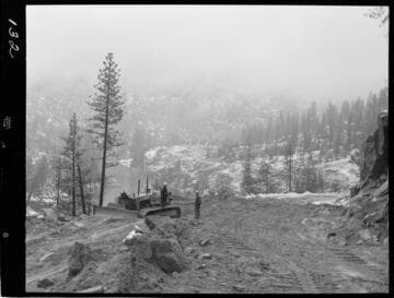 Big Creek - Mammoth Pool - Main haul road excavation