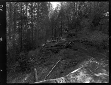 Big Creek - Mammoth Pool - Pioneering access road to Shakeflat