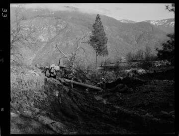 Big Creek - Mammoth Pool - Pioneering access road to Powerhouse - Harms and Thomas