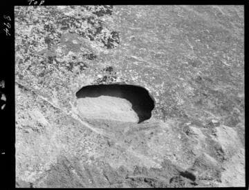 Big Creek - Mammoth Pool - Hole in east abutment downstream of axis