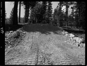 Big Creek - Mammoth Pool - Test area of downstream rip-rap material