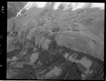Big Creek - Mammoth Pool - Excavation of cutoff trench