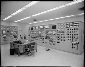 Control room at Etiwanda Generating Station