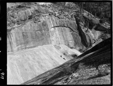 Big Creek - Mammoth Pool - Rock toe from west dome