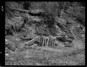 Big Creek - Mammoth Pool - Camp water supply pumps before installation