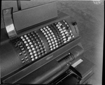 Check writing machine