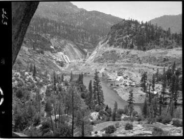 Big Creek - Mammoth Pool - General views of damsite area from Daulton Creek road