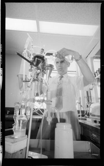 Chemist in laboratory