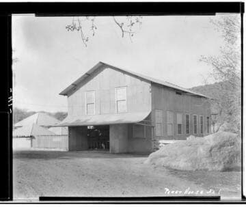 Front exterior view of Kaweah #1 Power House