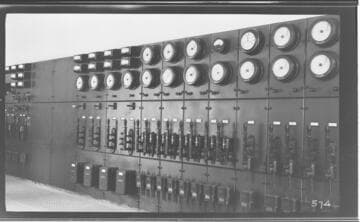 The switchboard at Lindsay Substation