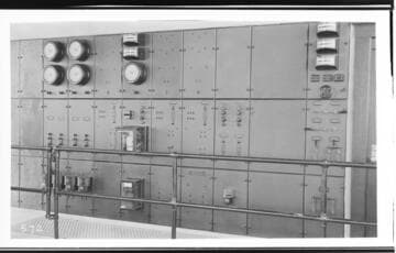 The switchboard at Delano Substation