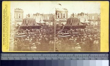 Hearse and Coffin in Philadelphia