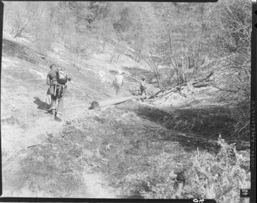 San Bernardino wildfire in 1956
