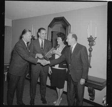 All Electric Building Award presented to Armet & Davis architects for a designing a high-rise apartment complex