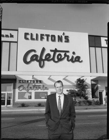 Don Clinton, President of Clifton's Cafeterias