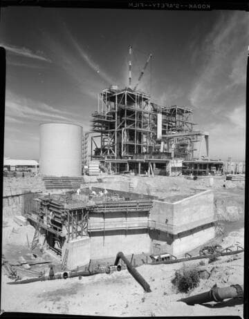 Steam Power-plant under construction
