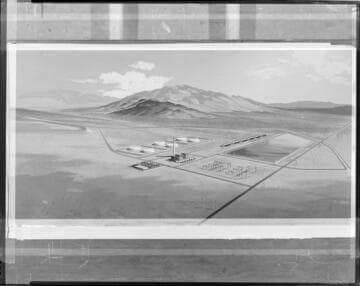 Artists rendering of Lucerne Valley or Kaiparowitz Project