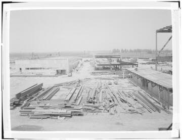 Etiwanda Steam Station - Looking north from Unit #2 operating deck