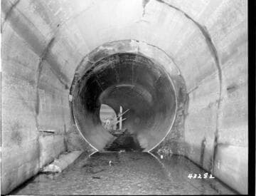 Portal Powerhouse - Upstream end 12' pipe