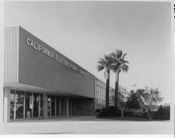 Calectric's new San Bernardino General Office, completed in 1958