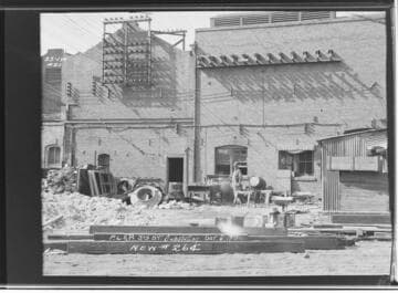 Construction at Third Street Substation