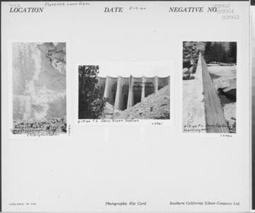 Big Creek, Florence Lake Dam