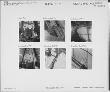 Big Creek, Florence Lake Dam - Guniting Arch #53