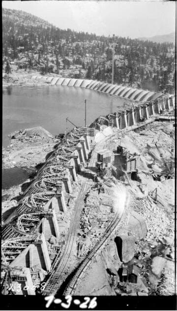 Big Creek, Florence Lake Dam
