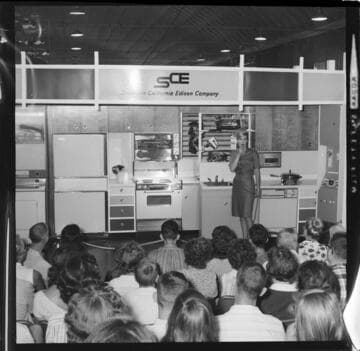 Edison booth for a trade show exhibition at Fairplex in Pomona