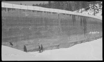 Big Creek, Huntington Lake Dams - Dam #3 - Typical view