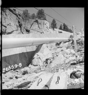 Big Creek Powerhouse #1 - penstock line #3