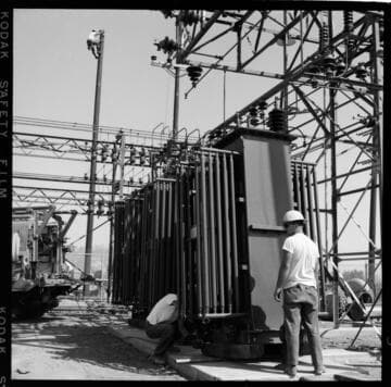 Rubidoux Substation construction