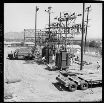 Rubidoux Substation construction