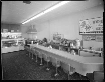 Cafeteria counter