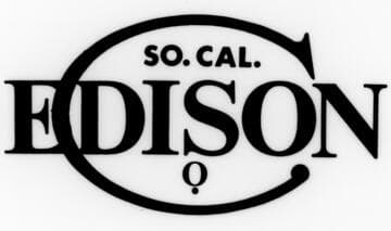 Southern California Edison Company logo.  This logo was used on very early SCE vehicles.  A large "C" surrounds three lines