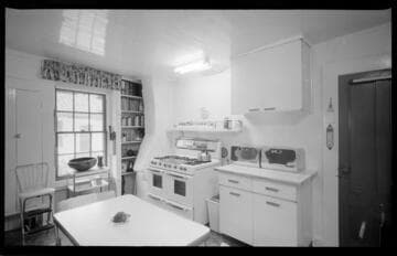 Older home with gas range