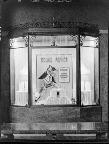 Lobby window display