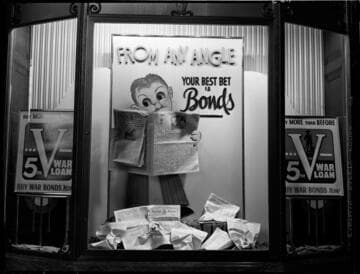 War Bond Display Window