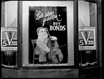War Bond Display Window