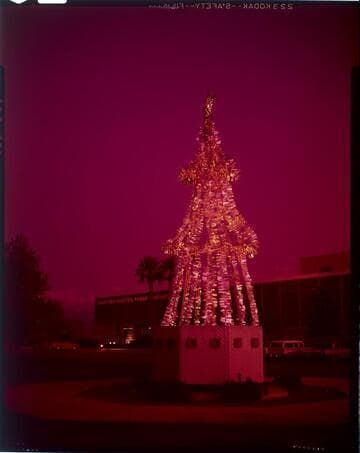 Holiday decorations at Christmas at the CEP General Office