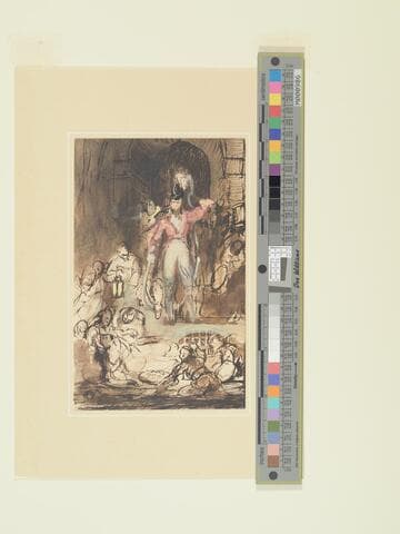 Study for David Baird Discovering Body of Tipoo Sahib