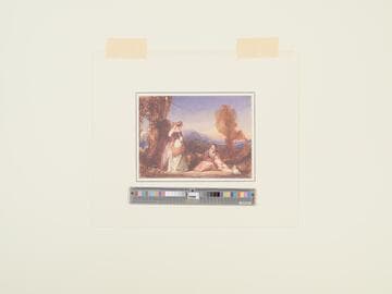 Three Women and a Child in a Landscape