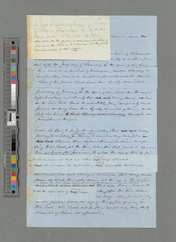 Draft of an act for the gradual emancipation of slaves in the state of Delaware with just compensation to their owners