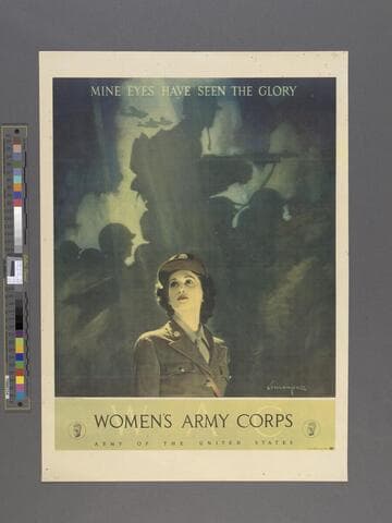 Mine eyes have seen the glory. Women's Army Corps. Army of the United States