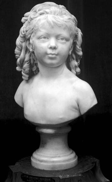 Sabine Houdon at four years old