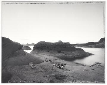 Camp 3 at Lake Powell near the mouth of the West Canyon