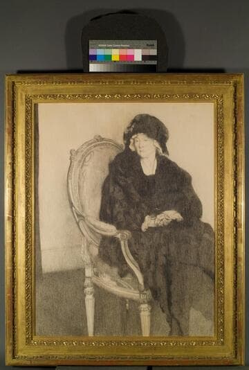 Lady Seated in a Regency Chair