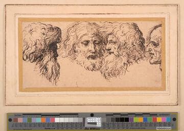 Four Male Heads