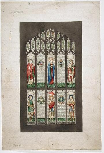 Saint Denys; Virgin; Saint Martin; Sir Galahad; Saint George; Joan of Arc